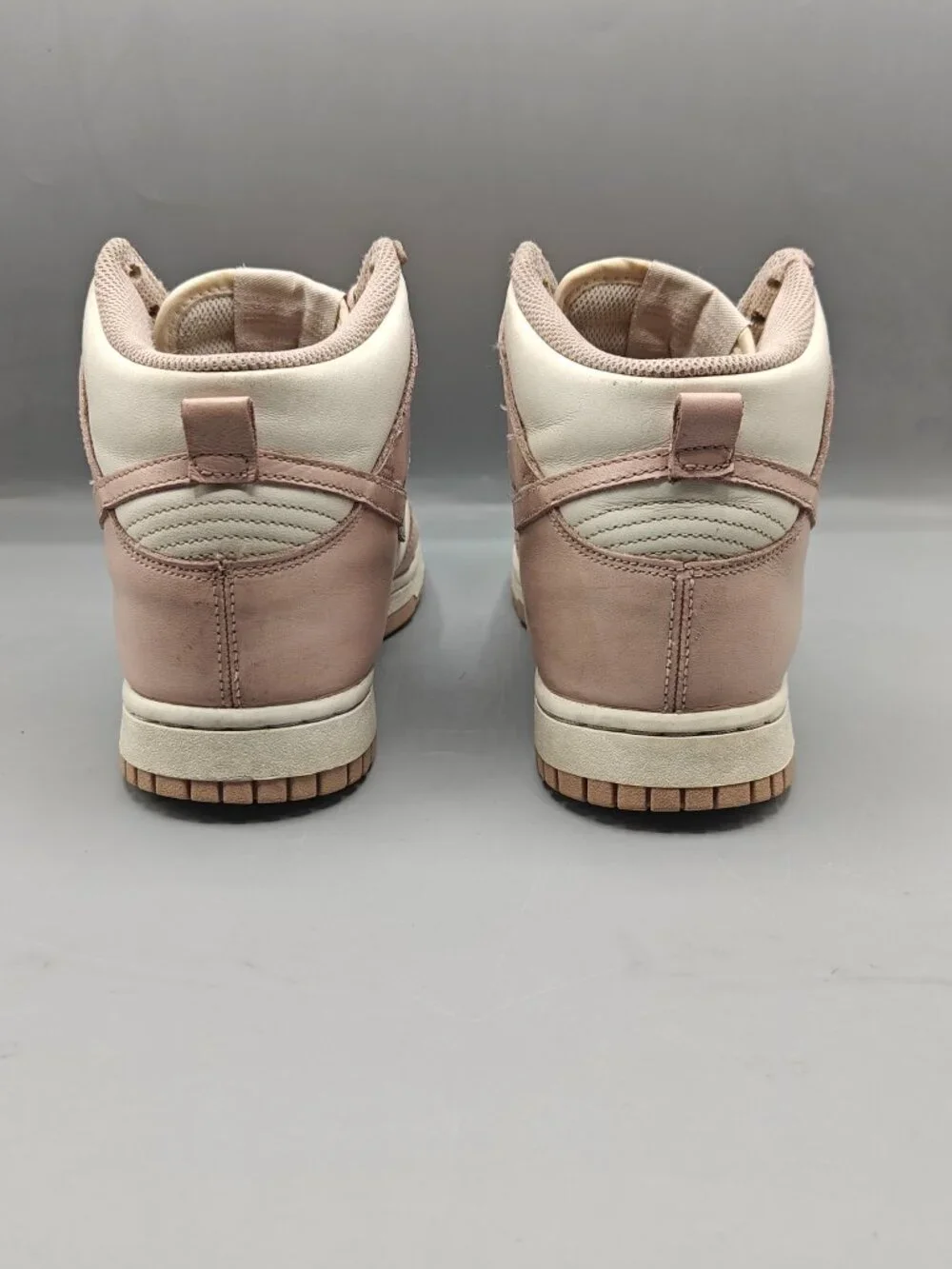 Nike Dunk High Women's Size 8 Pink Oxford Athletic Leather Shoes Sneakers